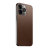 Nomad Horween Leather Rustic Brown Skin - For iPhone 13 Pro 4