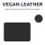 Olixar Rectangular Vegan Leather Mouse Mat - Black 2