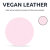 Olixar Round Vegan Leather Mouse Mat - Pink 2