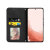 Olixar Genuine Leather Wallet Stand Black Case - For Samsung Galaxy S22 2