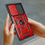 Olixar Ring Stand Tough Privacy Red Case - For Samsung Galaxy S22 Ultra 7