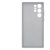 Official Samsung Leather Cover Light Grey Case - For Samsung Galaxy S22 Ultra 2