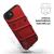 Zizo Bolt Series Red And Black Tough Case & Screen Protector - For iPhone SE 2022 5