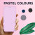 Olixar Soft Silicone Pastel Pink Wallet Case - For iPhone SE 2022 5