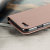 Olixar Leather-Style Rose Gold Wallet Stand Case - For iPhone SE 2022 2