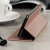 Olixar Leather-Style Rose Gold Wallet Stand Case - For iPhone SE 2022 8