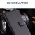 Olixar Genuine Leather Black Wallet Case - For iPhone SE 2022 2