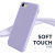 Olixar Soft Silicone Protective Lilac Case - For iPhone SE 2022 5