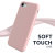 Olixar Soft Silicone Protective Pastel Pink Case - For iPhone SE 2022 5