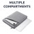Olixar Grey Neoprene Laptop Sleeve - For Samsung Galaxy book 2 Pro 13" 3