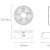 Baseus Hermit 2-in-1 Desktop Fan with Wireless Charger - White 14