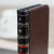 Olixar XTome Brown Leather-Style Book Case - For  iPhone SE 2022 4