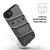 Zizo Bolt Series iPhone SE 2020 Tough Case With Belt Clip and Screen Protector- Grey and Black 5