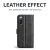Olixar Black Leather-Style Case Wallet Stand Case - For Sony Xperia 10 IV 3
