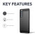 Olixar Sentinel Black Case And Glass Screen Protector - For Sony Xperia 10 IV 3