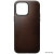 Nomad Horween Leather Rustic Brown Protective Case - For iPhone 14 Pro Max 6
