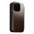 Nomad Horween Leather Modern Folio Rustic Brown Case - For iPhone 14 Pro 6