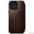 Nomad Horween Leather Modern Folio Rustic Brown Case - For iPhone 14 Pro Max 7