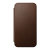 Nomad Leather Modern Folio Rustic Brown Case - For iPhone 14 3