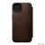 Nomad Leather Modern Folio Rustic Brown Case - For iPhone 14 7
