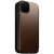 Nomad Leather Modern Folio Rustic Brown Protective Case - For iPhone 14 Plus 4