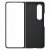 Official Samsung Black Leather Cover Case - For Samsung Galaxy Z Fold4 2
