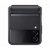 Official Samsung Black Flap Leather Cover Case With Hinge Protection - For Samsung Galaxy Z Flip4 2