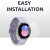 Olixar Tempered Glass Screen Protector - For Samsung Galaxy Watch 5 44mm 3