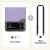 Araree Canvas Diary Purple Case With Adjustable Shoulder Strap - For Samsung Galaxy Z Flip4 11