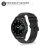 Olixar M/L Soft Silicone Black Strap - For Samsung Galaxy Watch 5 3