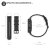 Olixar M/L Soft Silicone Black Strap - For Samsung Galaxy Watch 5 4