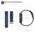Olixar M/L Soft Silicone Midnight Blue Strap - For Samsung Galaxy Watch 5 Pro 4