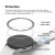 Ringke Stainless Steel Hairline Silver Black Bezel Protector And Styler - For Samsung Galaxy Watch 5 44mm 3