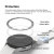 Ringke Stainless Steel Hairline Silver Bezel Protector And Styler - For Samsung Galaxy Watch 4 40mm 4