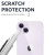 Olixar Purple Metal Ring Camera Lens Protector - For iPhone 14 2