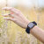 Olixar Apple Watch Onyx Black Scrunchies Band - For Apple Watch SE 44mm 3