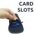 Olixar Neoprene Black Pouch with Card Slot - For iPhone 14 5