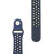 Olixar Midnight Blue and Black Double Silicone Sports Strap (Size L) - For Apple Watch Series 8 45mm 2