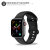 Olixar Black Silicone Strap - For Apple Watch Series 8 41mm 3