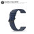 Olixar S/M Soft Silicone Midnight Blue Strap - For Samsung Galaxy Watch 5 2