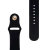 Olixar Black Silicone Sport Strap - For Apple Watch SE 2022 44mm 2