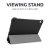 Olixar Black Leather-Style Stand Case - For iPad 10.9" 2022 3