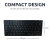 Olixar Ultra Slim and Compact Black QWERTY Wireless Keyboard - For Samsung Galaxy S7 11
