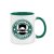 LoveCases Ohana Coffee Green Handle Mug 2