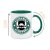 LoveCases Ohana Coffee Green Handle Mug 3