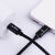 Maxlife 100W Black Braided USB-C To C Fast Charging Cable 1m - For Samsung Galaxy S23 Ultra 3