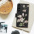 LoveCases White Cherry Blossom Leather Wallet Case - For Samsung Galaxy S23 Plus 5