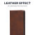 Olixar Brown Leather-Style Wallet Stand Case - For Google Pixel 7a 3