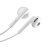Dudao White 1.2m USB-C Wired Earphones with Built-in Microphone 3