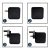 Olixar 65W GaN Super Fast Wall Charger with USB-A, 2 USB-C Ports & Interchangeable Travel Pins - For Google Pixel Fold 5